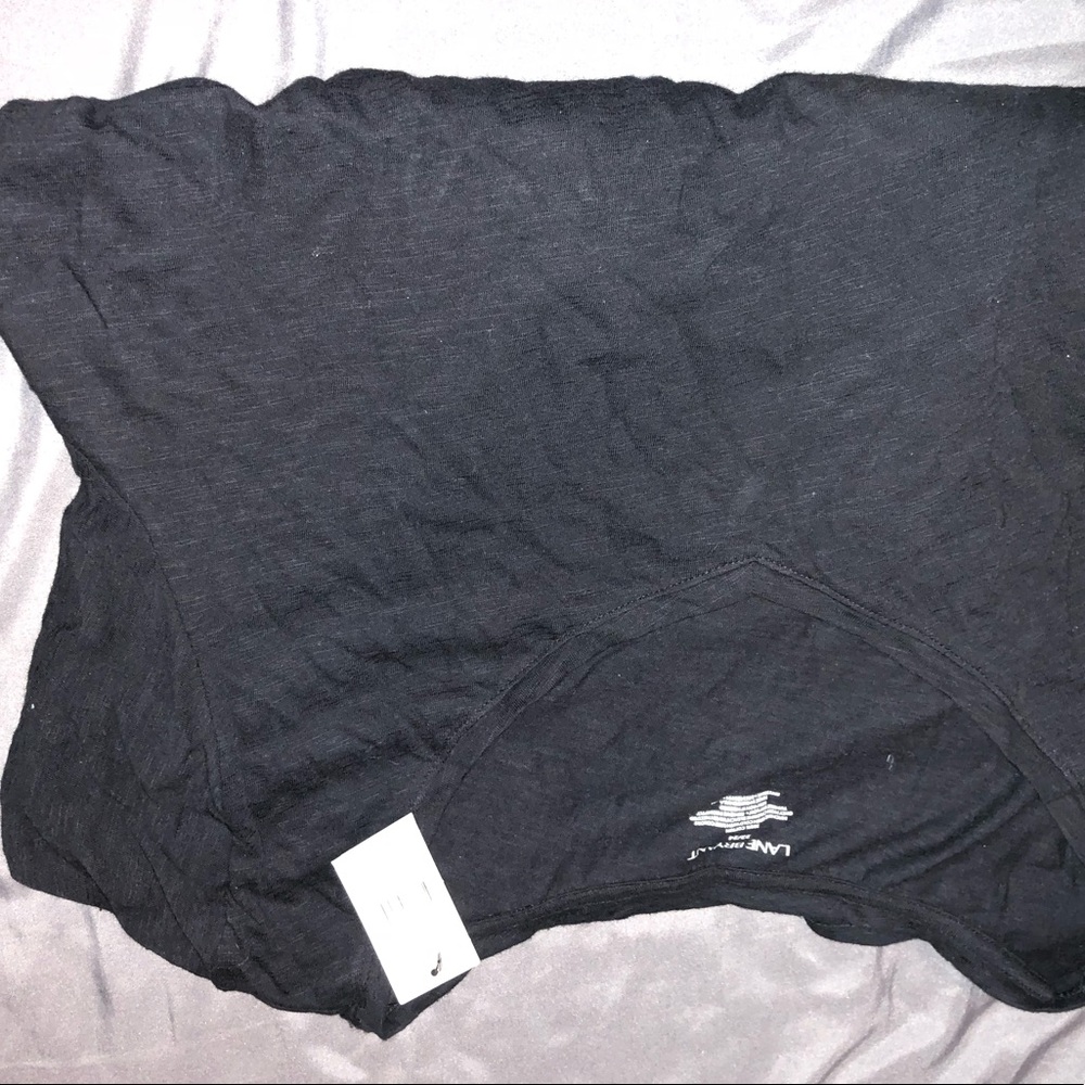 Lane Bryant long sleeved black t-shirt. NWT