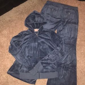 Juicy Couture hooded sweat suit