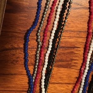 VINTAGE Beaded necklace with clasp