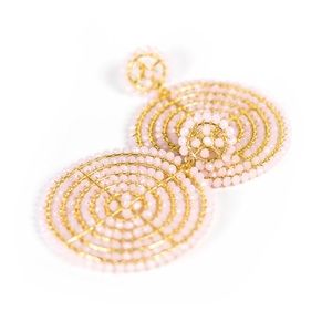 Lisi Lerch dusk earrings!  Cotton candy color!