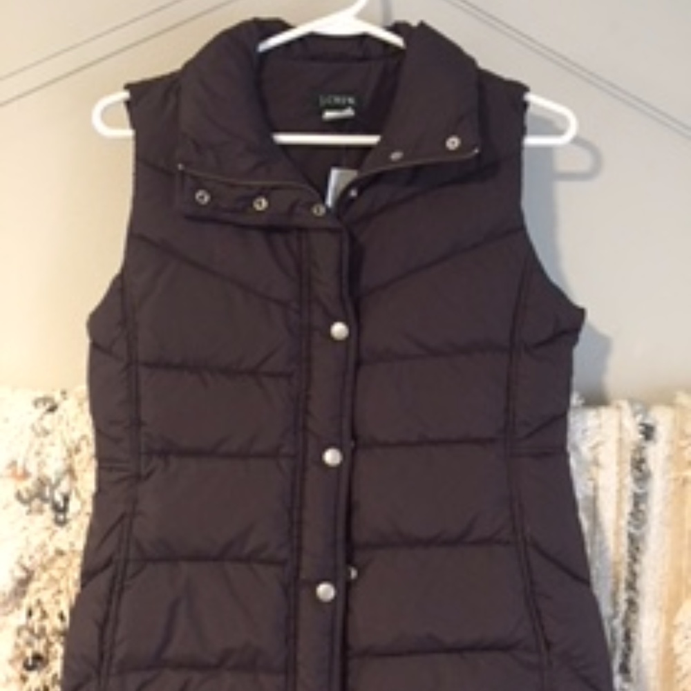 J. Crew puffer vest, NWT