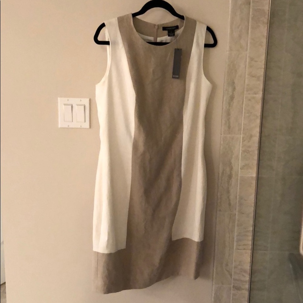 Top quality linen dress, brand new, fully lined.
