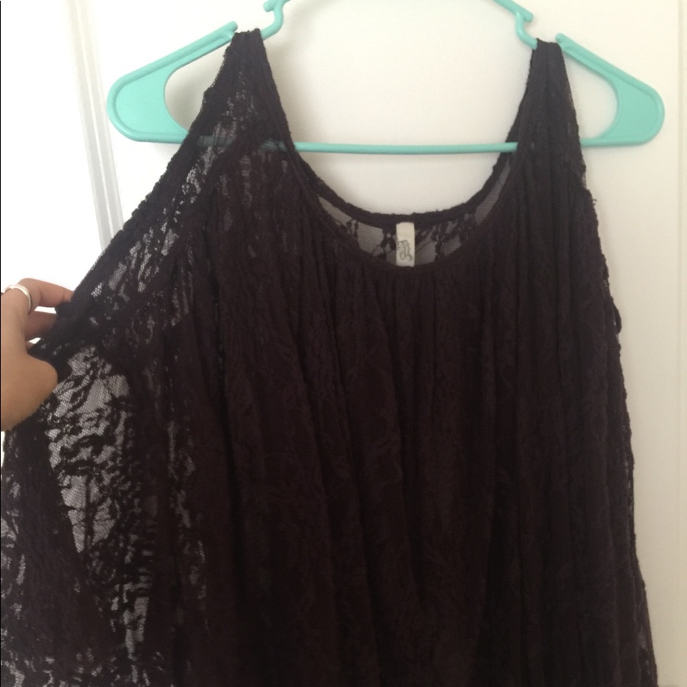 free people burgundy top!