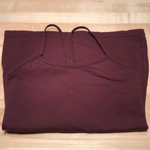 Lululemon Power Pose Tank Built-in Bra Maroon
