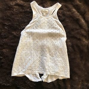 American Eagle beautiful white halter top
