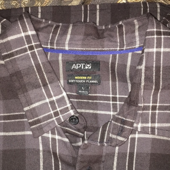 Apt.9 flannel button down - Picture 2 of 4