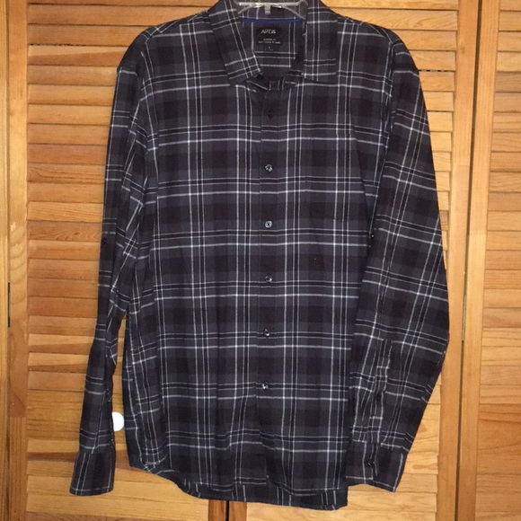 Apt.9 flannel button down - Picture 3 of 4