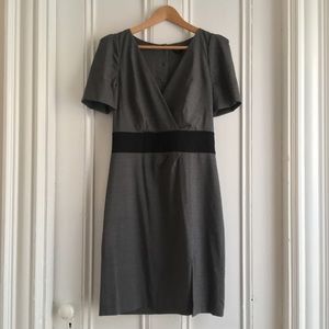 Club Monaco Grey & Black Work Dress!