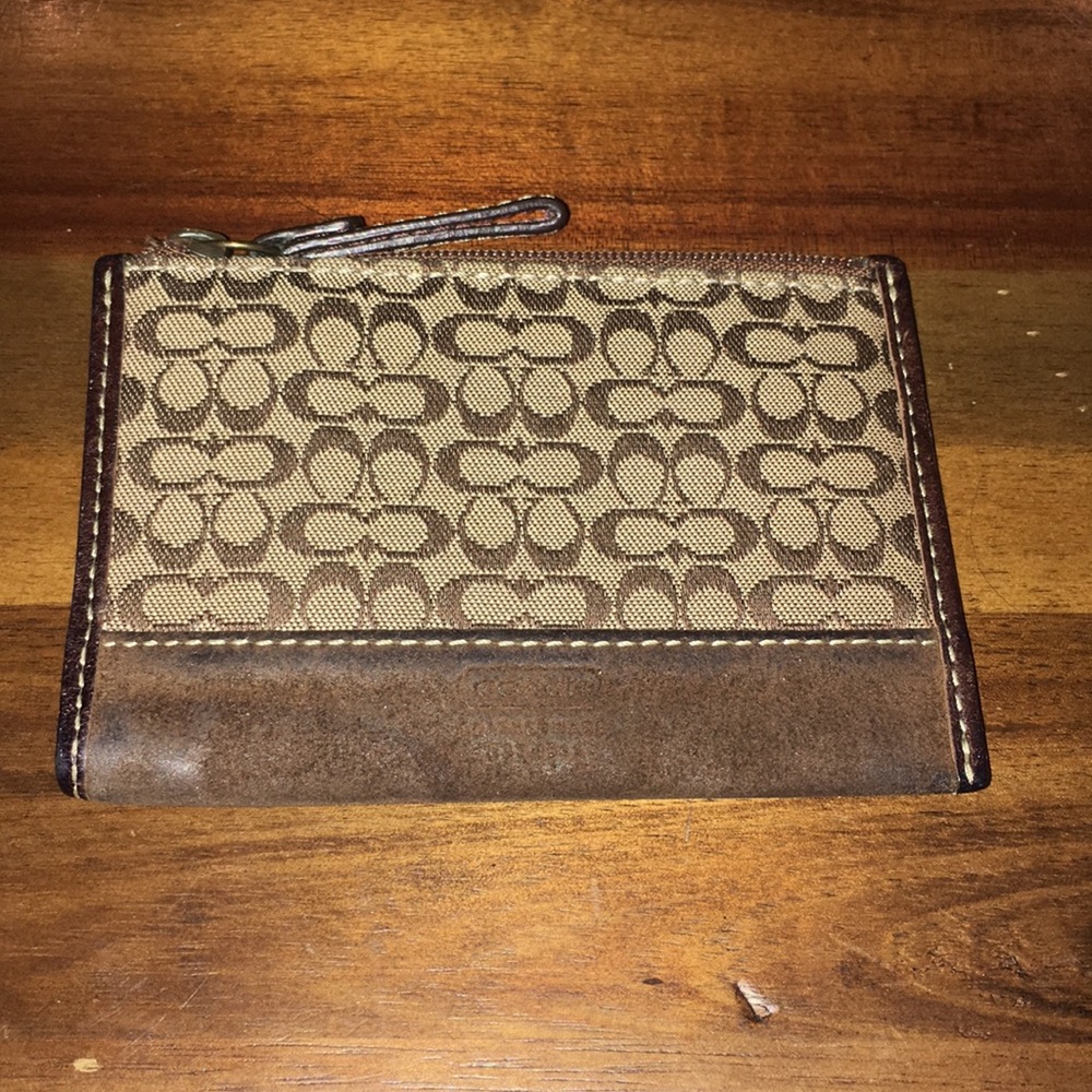 Authentic Coach coin purse