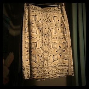 White house black market fitted skirt