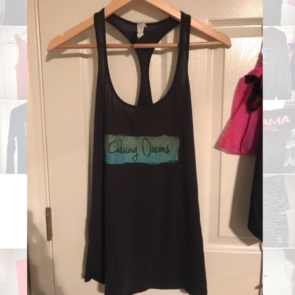 Razor back tank top