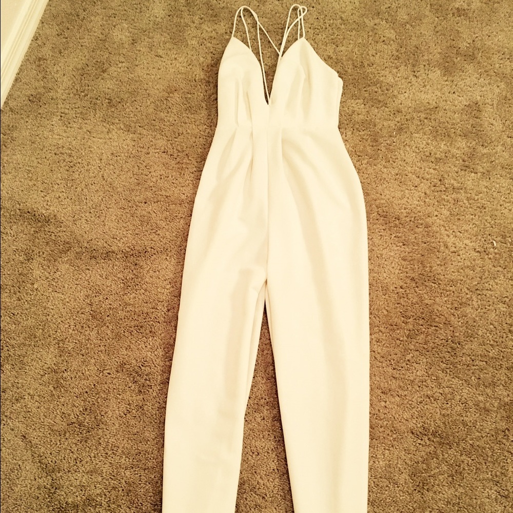 White Tobi Jump Suit! Never Worn! Size 0!