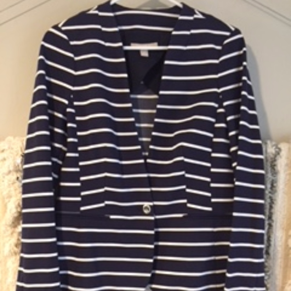 Banana Republic modern nautical blazer