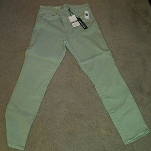 Gap Resolution Slim Straight lt blue/green jeans