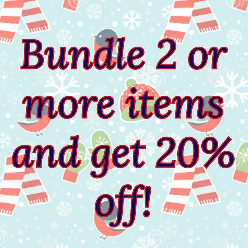 Bundle 20% off