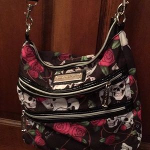 Betsey Johnson skull purse