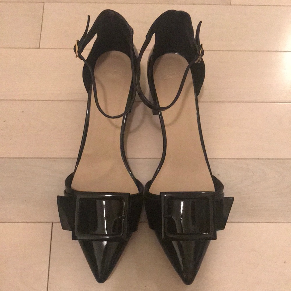 Pointed Toe Patent Leather Shoes