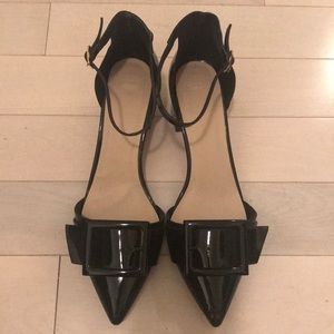 Pointed Toe Patent Leather Shoes