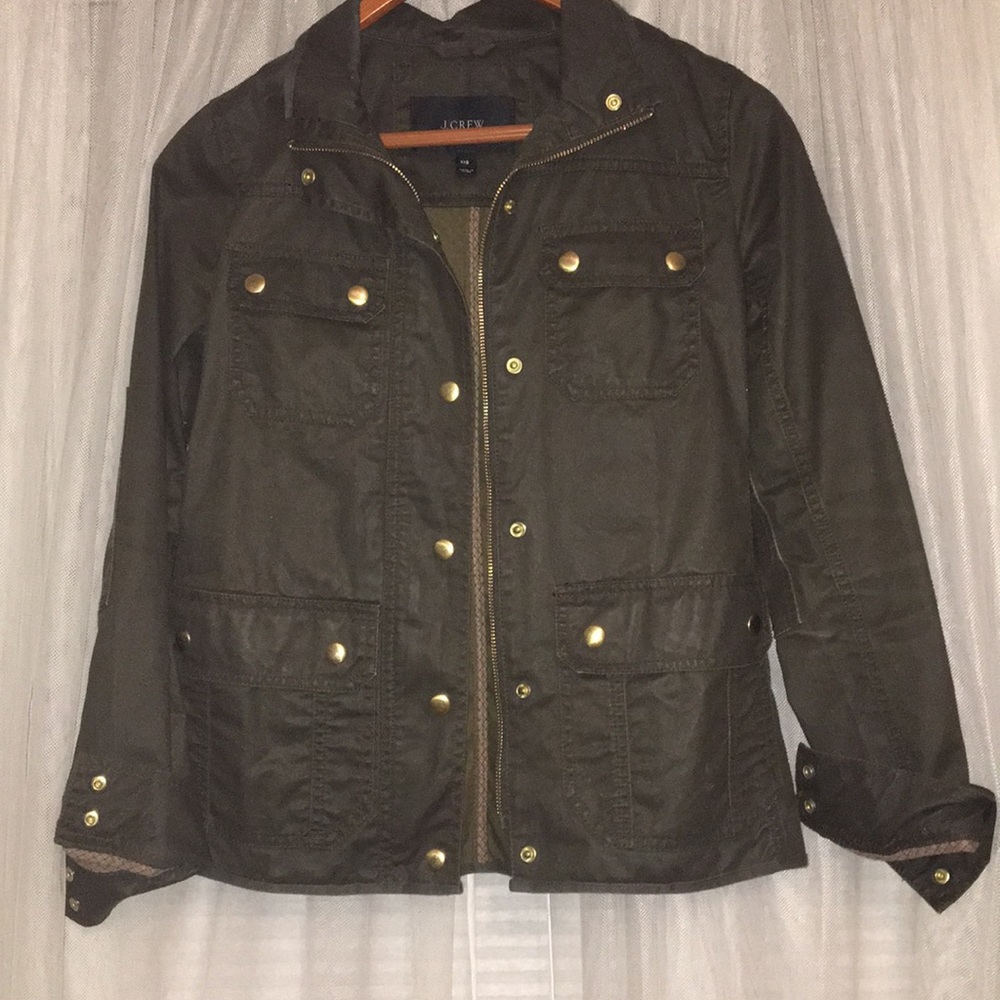 Jcrew army green jacket
