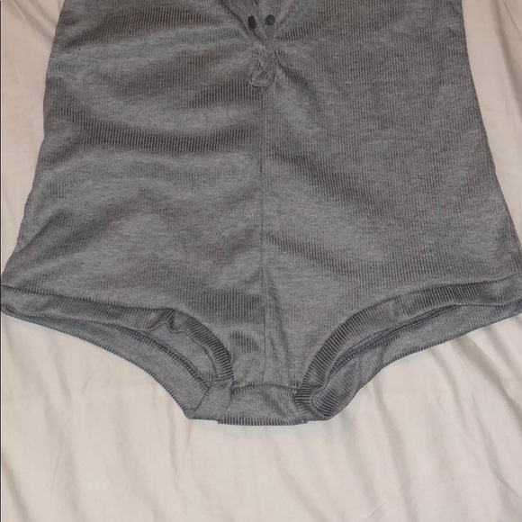 Ribbed long sleeve teddy / bodysuit - Picture 5 of 6