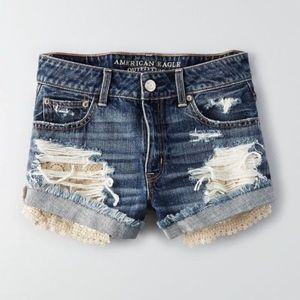 American Eagle high rise shorts!