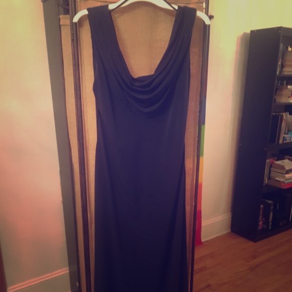 Navy Calvin Klein gown in size 12 - Picture 1 of 5