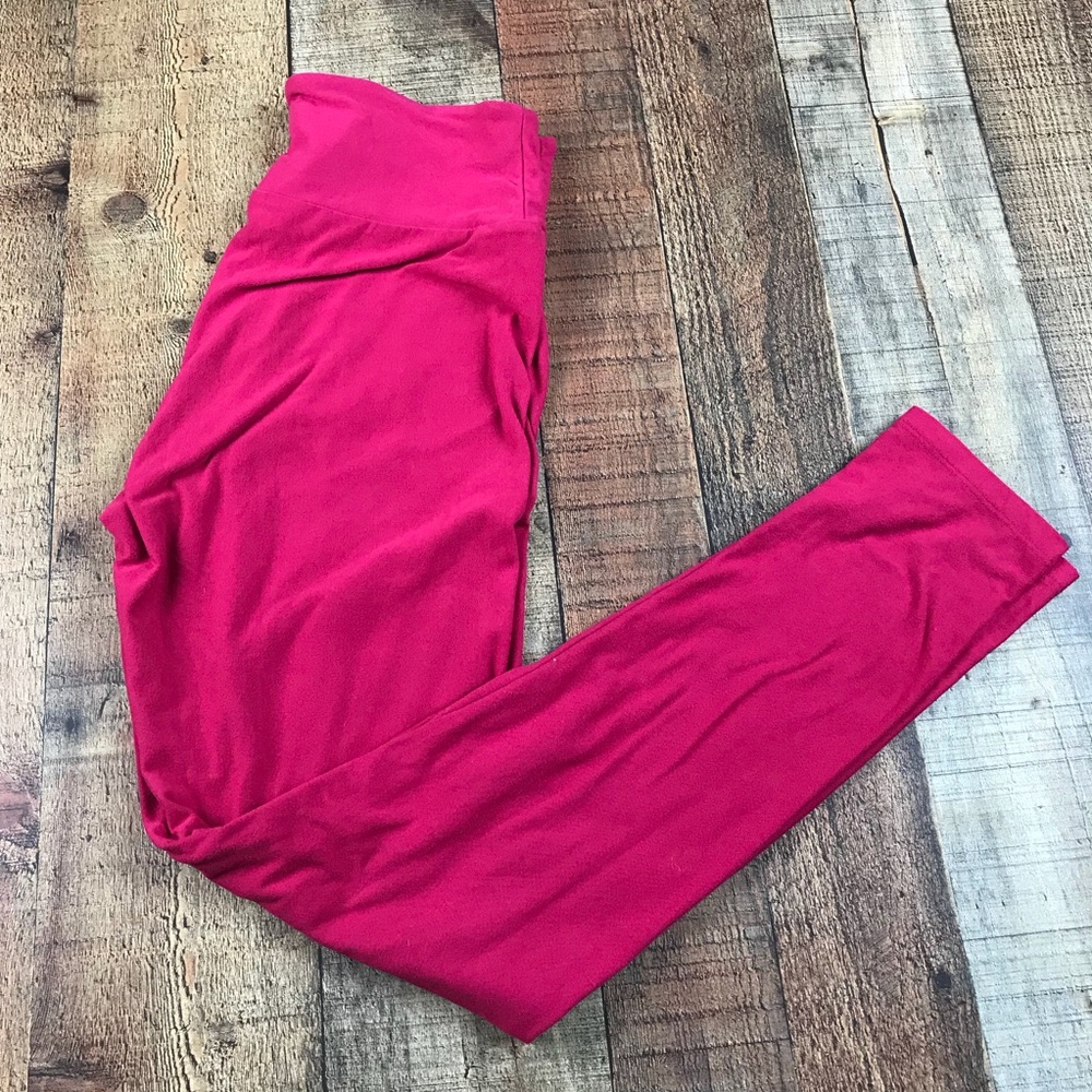 ‼️ Pink Lularoe leggings