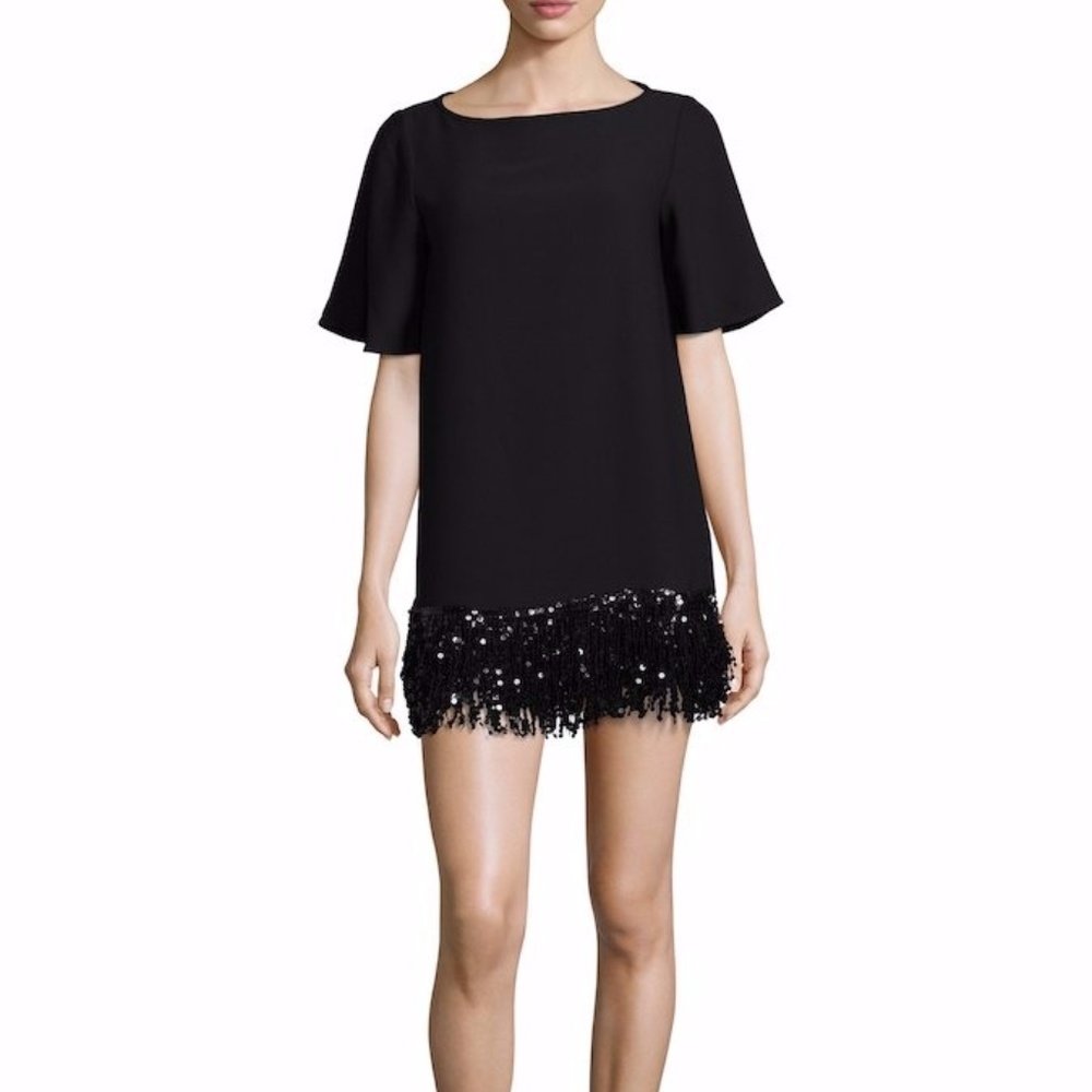 Kate Spade New York Sparkle Sequin Fringe Dress