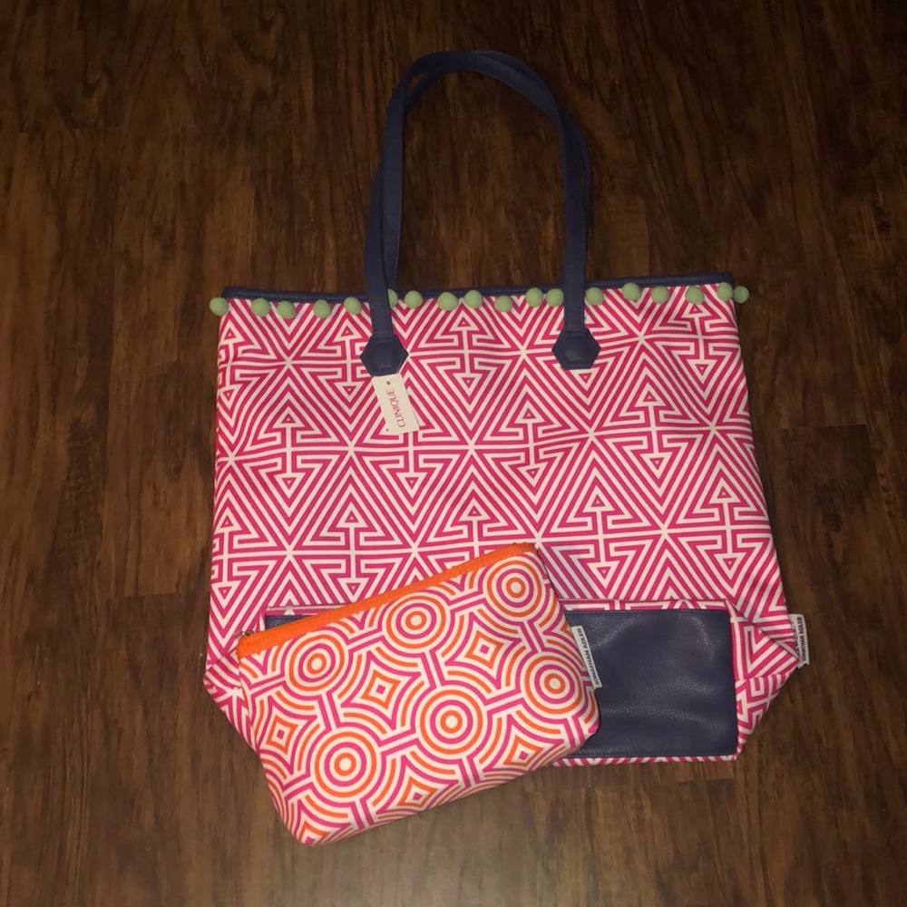 Clinique + Jonathan Adler bag