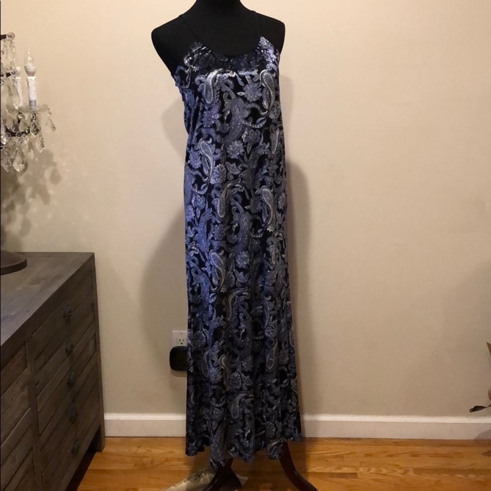NWT Urban Outfitters UO velvet slip dress size S