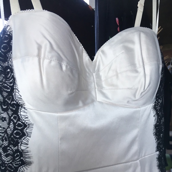 Brand new with tags guess satin with lace dress. - Picture 2 of 8