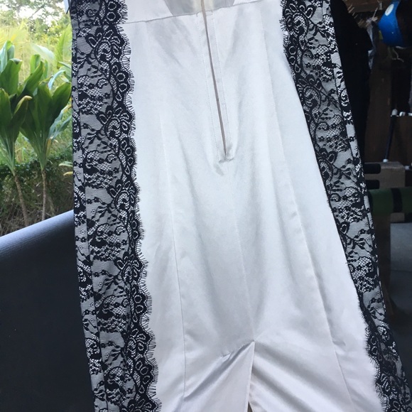 Brand new with tags guess satin with lace dress. - Picture 4 of 8