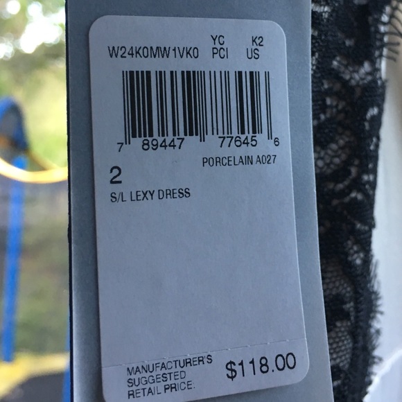 Brand new with tags guess satin with lace dress. - Picture 6 of 8