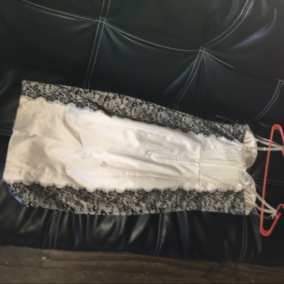 Brand new with tags guess satin with lace dress. - Picture 8 of 8