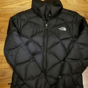 Black North Face 550 puffer coat