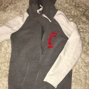 VS PINK University of Cincinnati Zip Up