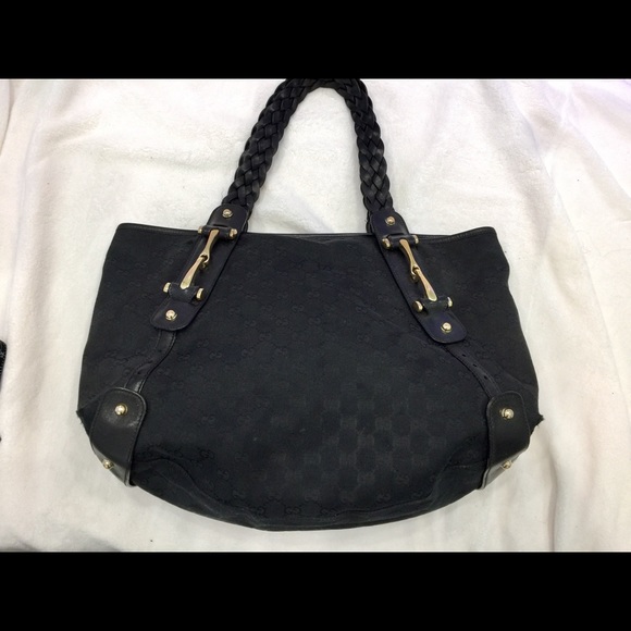 Gucci handbag black pre owned. - Picture 1 of 8