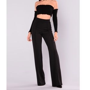 Victoria High Waisted Dress Pants By Fashion Nova