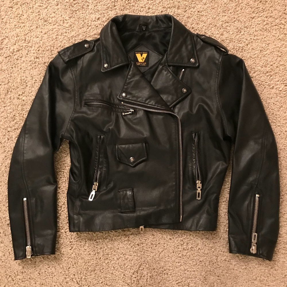 Vintage Virginia Slims Leather Jacket