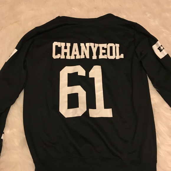 EXO Chanyeol Number 61 Long Sleeve Shirt - Picture 3 of 5