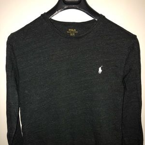 Charcoal Polo Ralph Lauren Long Sleeved Shirt