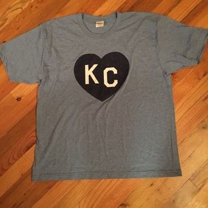 Charlie Hustle KC Heart Shirt XL unisex