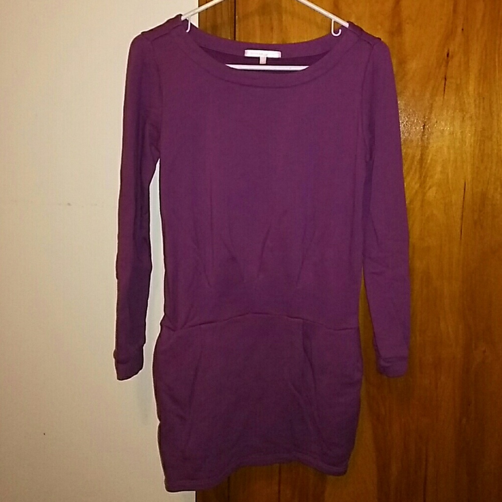 Purple sweart dress