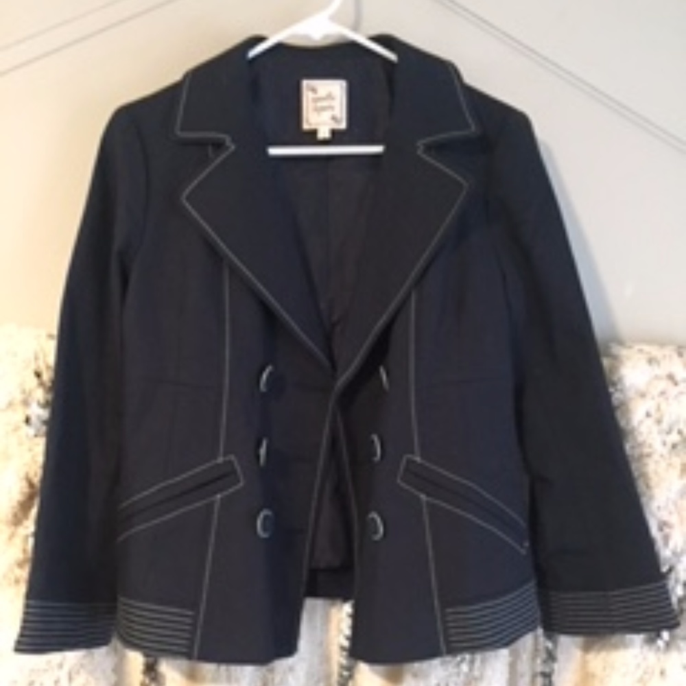 Nanette Lepore double breasted nautical jacket