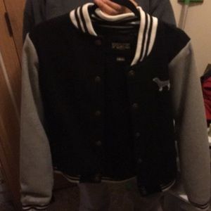 Victoria secret / pink letterman jacket
