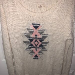 Hollister cream sweater
