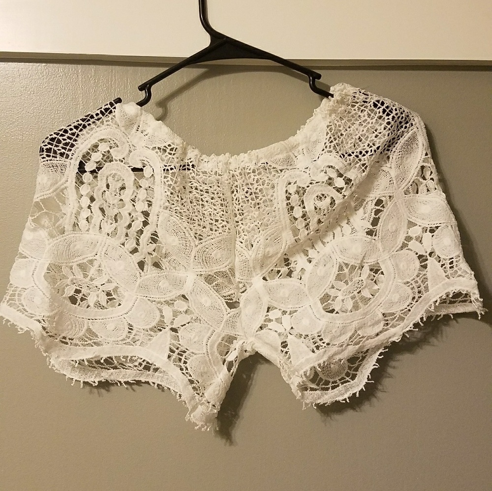 Crochet shorts