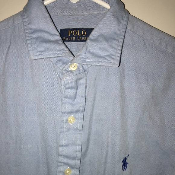 Light Blue Polo Ralph Lauren Dress Shirt - Picture 2 of 2