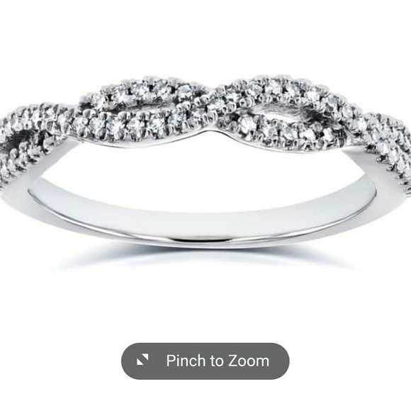 Diamond Infinity Ring ๐ - Picture 1 of 3