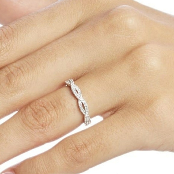 Diamond Infinity Ring ๐ - Picture 2 of 3